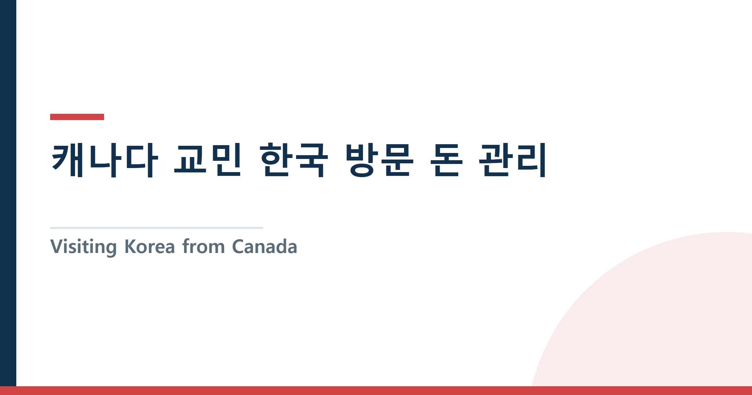 Visiting Korea from Canada — 6 Money Leaks in Exchange, Cards & ATMs (and How to Plug Them) — 캐나다 교민 한국 방문 돈 관리 — 환전·카드·ATM에서 돈 새는 구멍 6개와 막는 법